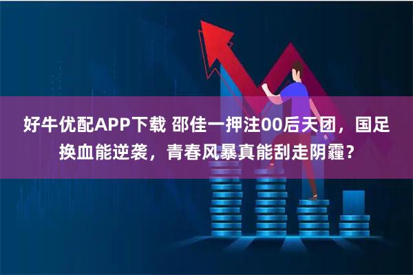 好牛优配APP下载 邵佳一押注00后天团，国足换血能逆袭，青春风暴真能刮走阴霾？