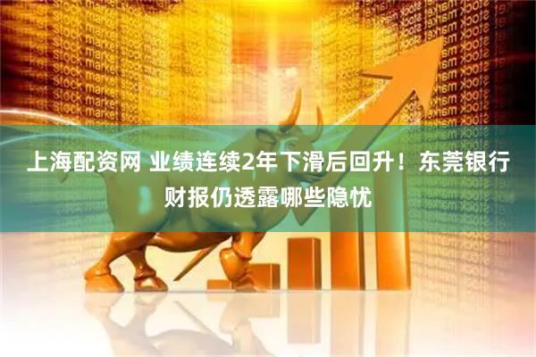 上海配资网 业绩连续2年下滑后回升！东莞银行财报仍透露哪些隐忧